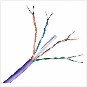 Connectix Cat 6 UTP LSZH Solid Cable, Purple - 305m Eca, 001-003-005-60S