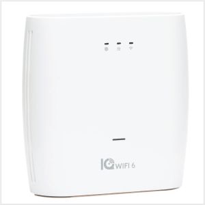 Qolsys IQ Wi-Fi 6 router with UK plug, IQWF6-UK