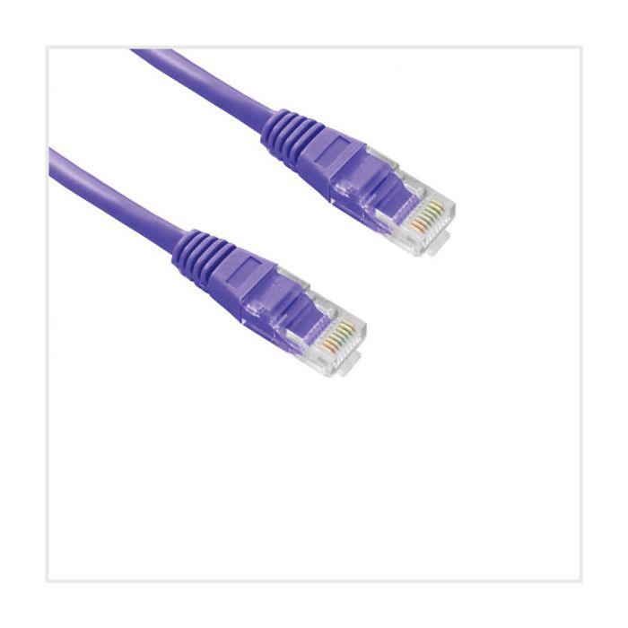 Connectix Cat6 5m Patch Lead Purple main product photo