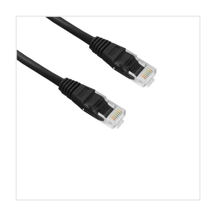 Connectix Cat6 2m Patch Lead Black main product photo