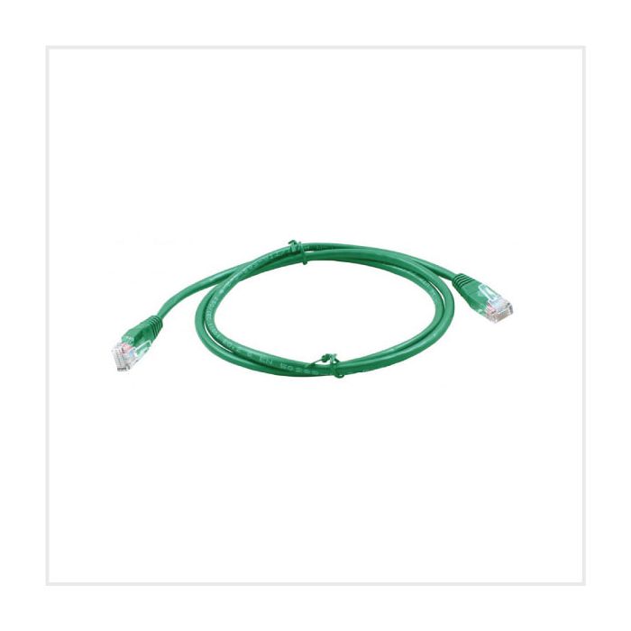 Connectix Cat5e 1m Booted Patch Lead Green main product photo