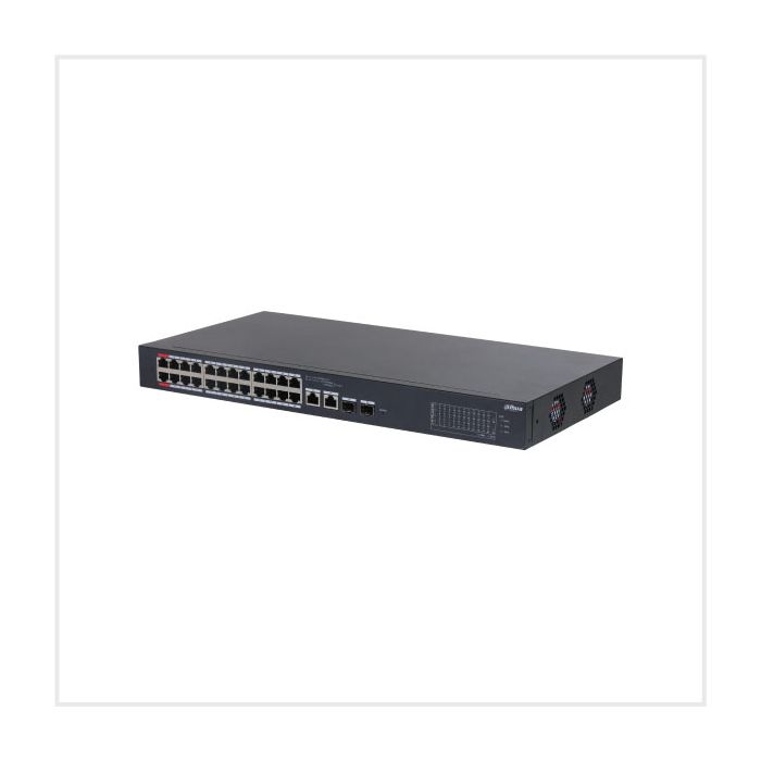 Dahua 26-Port Cloud Managed Desktop Switch with 24-Port PoE main product photo