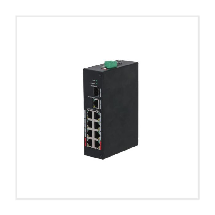 Dahua 10-Port Unmanaged Desktop Switch with 8 Port PoE main product photo