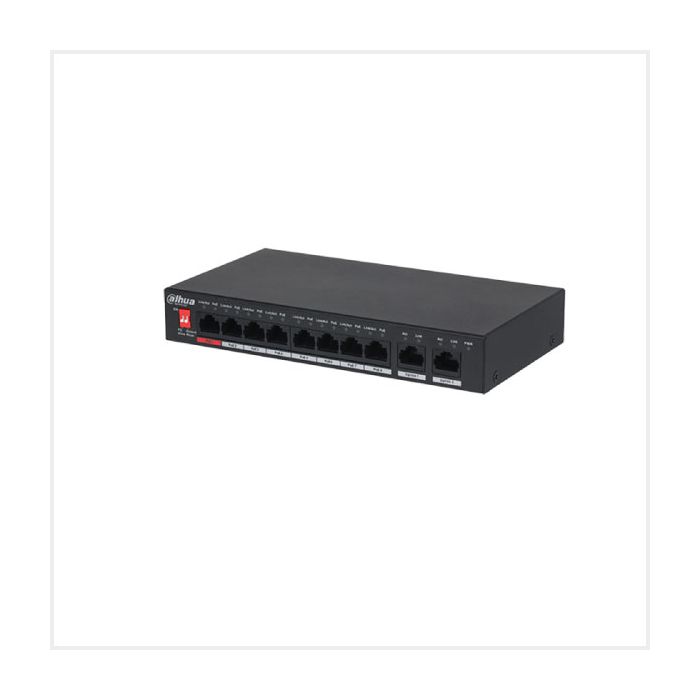 10-Port Unmanaged Desktop Switch with 8-Port PoE main product photo