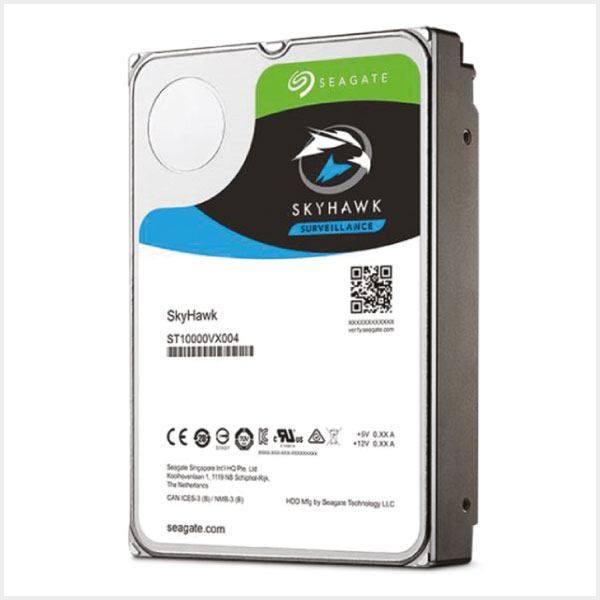 Seagate Skyhawk Surveillance Hard Drive (HDD) with 10TB Storage, HDD-ST10000VE