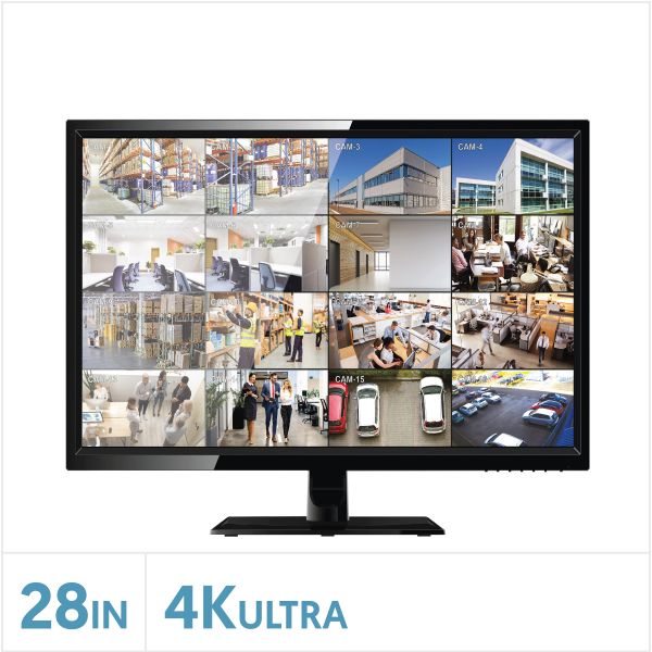 28" 4K Ultra HD Security Monitor, LED-4K-28P
