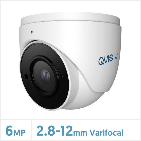 6MP Viper IP Varifocal Lens Turret Camera (White), TURVIP-6-VW