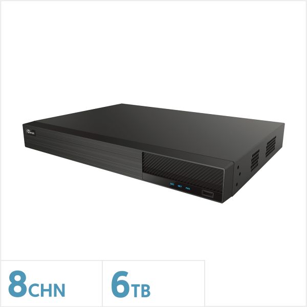 Viper 4K 8-Channel Hybrid DVR with 6TB HDD, VIPER-4K-8-6TB