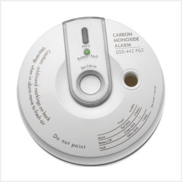 Visonic GSD-442 PG2 Wireless Carbon Monoxide (CO) Detector, 0-500152