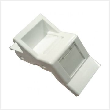 Connectix Angled Keystone Shutter White (Euro faceplates), 008-010-010-18