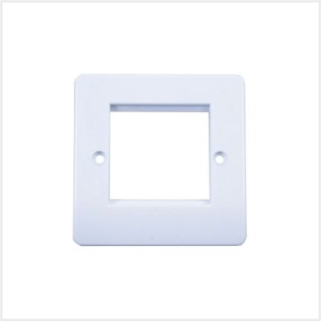 Connectix Compact Single Gang Euro Faceplate White 50 x 50mm, 008-010-010-25