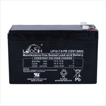 CDVI 12Vdc 7Ah Rechargeable Battery, B7.5