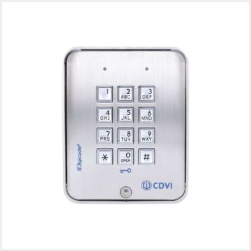 CDVI Cdvi Self Contained Surface Mount Keypad with Braille Buttons, CBB