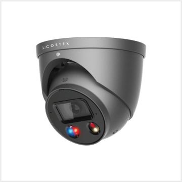 λ | Cortex 4K Light & Siren Active Deterrent Camera, CTX8C-IP-AD-TUR-S3FG