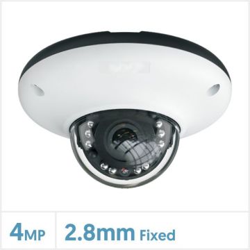 4MP Viper Fixed Lens Dome Camera (White), DOMEVIP-4MP-FW