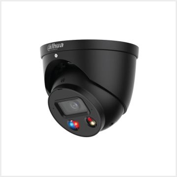 Dahua 8 MP Smart Dual Illumination Active Deterrence Fixed-focal WizSense Network Camera, DH-IPC-HDW3849HP-AS-PV-0280B-S3(Black)