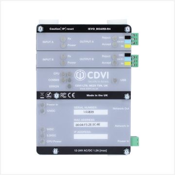 CDVI 2-Reader Ievo Interface Board, 10,000 Fingerprints, IEVO-MB10K