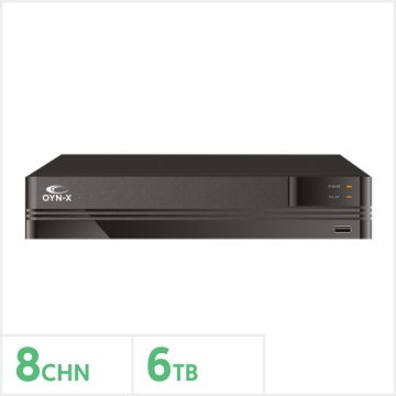 Kestrel 8 Channel 1080N Lite Hybrid Recorder with 6TB HDD, KESTREL-1080-8-6TB