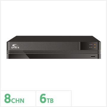 Kestrel 8 Channel 4K 5 in 1 HD Recorder with 6TB HDD, KESTREL-4K-8-6TB