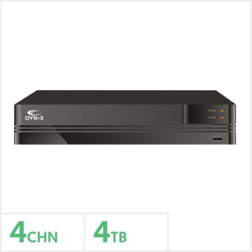 Kestrel 4 Channel 5MP Lite Hybrid Recorder with 4TB HDD, KESTREL-5MP-4-4TB