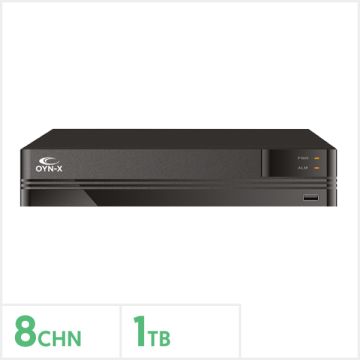Kestrel 8 Channel 5MP Lite Hybrid Recorder with 1TB HDD, KESTREL-5MP-8-1TB