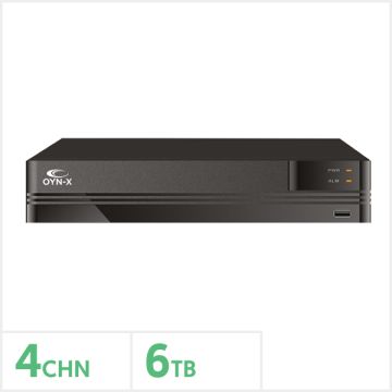 Kestrel 4K 4 Channel NVR with 6TB HDD, KESTREL-NVR-4-6TB