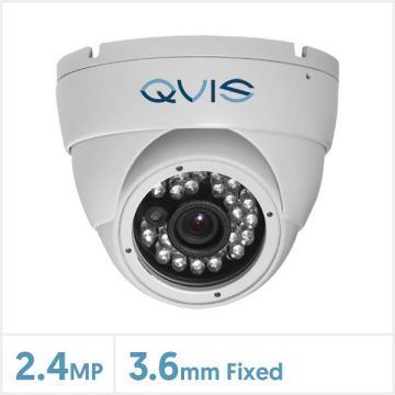 2.4MP Fixed Lens Eyeball Dome CCTV Camera with 24pcs IR, Q-EYE-FW24