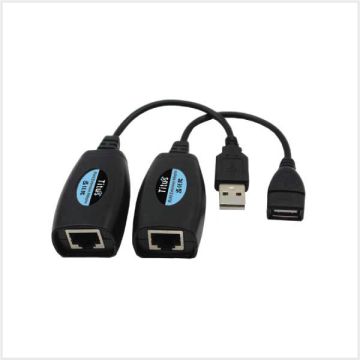 Titus USB Extender Over Single RJ45 Cat 5E/6 Cable (45m), TD-USB-EXTENDER