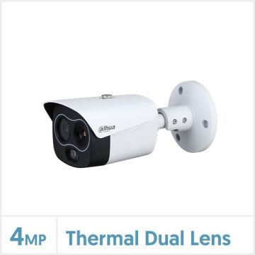 Dahua Thermal Network Hybrid Bullet Camera (7mm Thermal Lens), TPC-BF1241P-D7F8