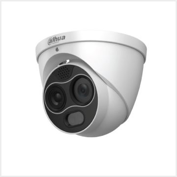 Dahua WizSense Thermal Network Eyeball Camera (White), TPC-DF1241P-D3F4