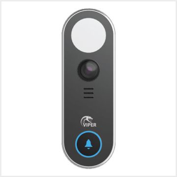 4MP AI Video Doorbell with Face Recognition, White Light & IR, VIP-DOORBELL-4MP