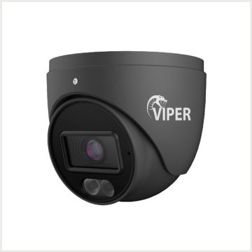 Viper 5MP Full-Colour HD Analogue Fixed Lens Turret Camera (Grey), TURVIP-5COL-HD-FG