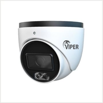 Viper 5MP Full-Colour HD Analogue Fixed Lens Turret Camera (White), TURVIP-5COL-HD-FW