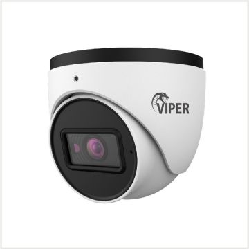 Viper 8MP HD Analogue IR Fixed Turret Camera (White), TURVIP-4K-HD-FW